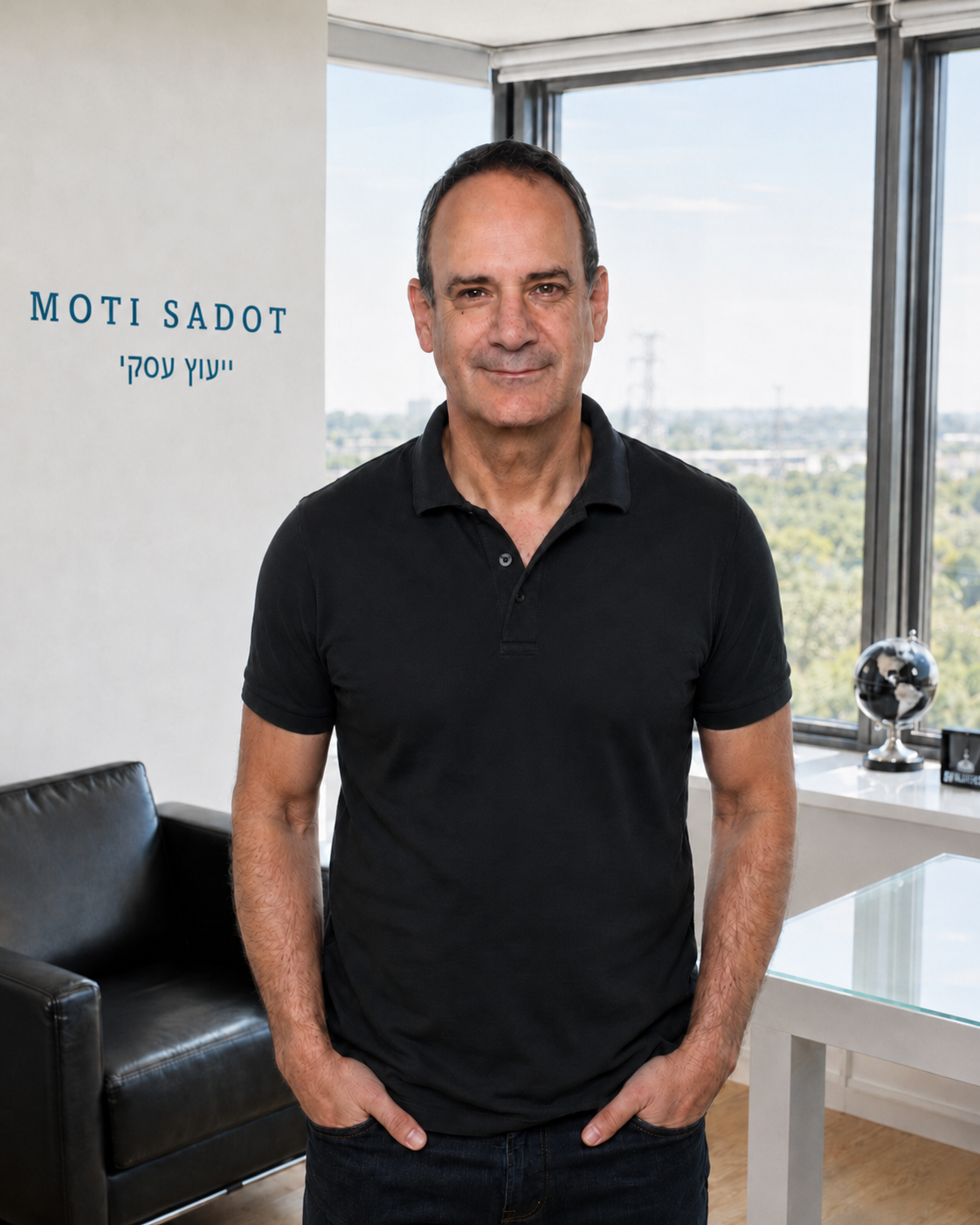 מוטי שדות, יועץ עסקי אסטרטגי — בסביבת עבודתו